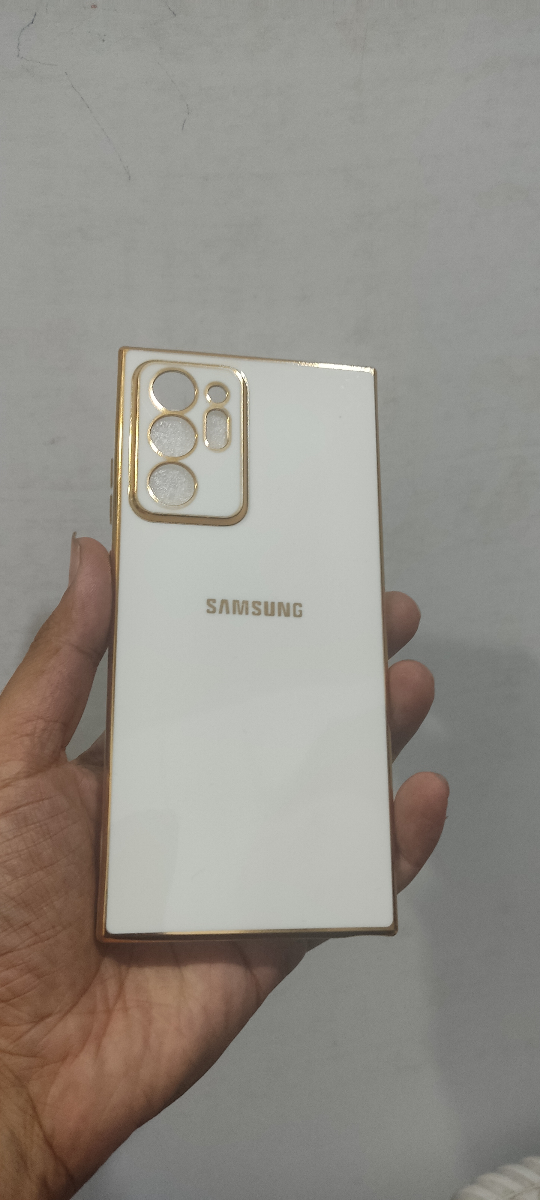 قاب مایSamsung  Note 20 ultra دور طلایی الکتروپلیتینگ ا Samsung Note 20 ultra My Case Cover